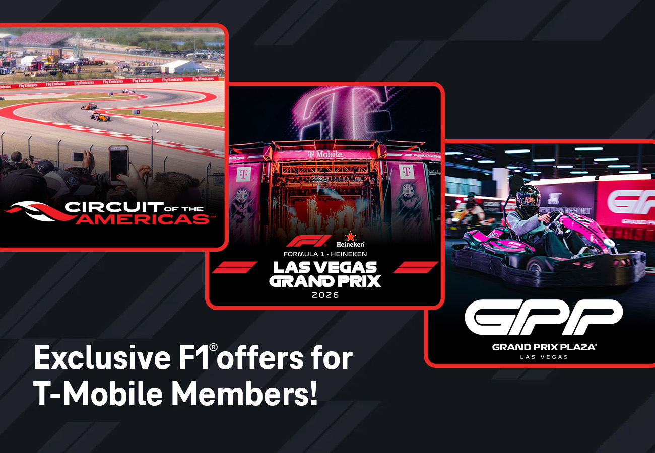 Exclusive F1 Offers for T-Mobile Members